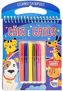 Colorindo por Números - Cães e Gatos
