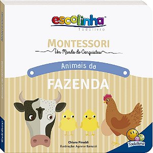 Escolinha - Montessori - Meu Prim. Liv. - Animais da Fazenda