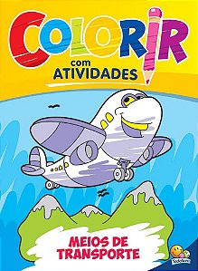 Colorir com Atividades - Meios de Transporte