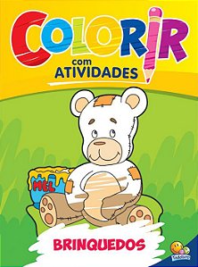 Colorir com Atividades - Brinquedos