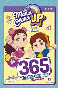 Livro: 365 Ativ. e Desenhos Para Colorir - Maria Clara e JP