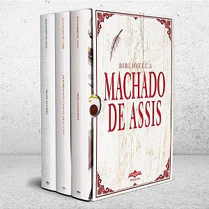 Box com 3 Livros - Biblioteca Machado de Assis