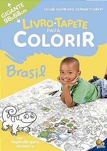 Livro-Tapete Para Colorir - Brasil