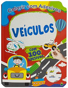 Colorir com Adesivos - Veículos