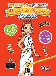 Brincando com Adesivos - Um Dia de Princesa - Casual
