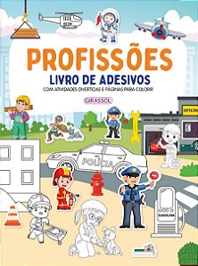Livro de Adesivos - Profissões