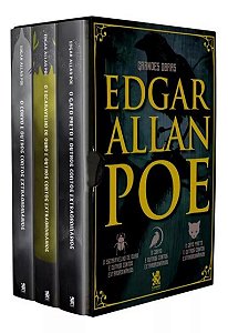 Box com 3 Livros - Grandes Obras - Edgar Allan Poe