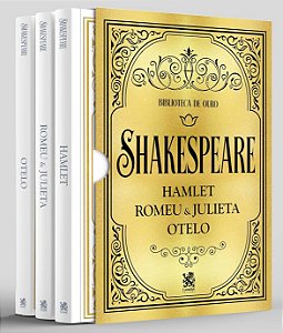 Box com 3 Livros - Biblioteca de Ouro - Shakespeare