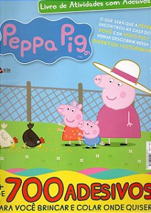 Livro de Atividades com Adesivos - Peppa Pig