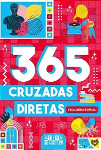 Livro: 365 Cruzadas Diretas - Fácil, Médio e Difícil I