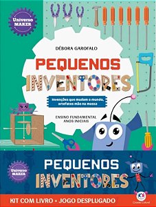 Kit com Livro + Jogo Desplugado - Pequenos Inventores