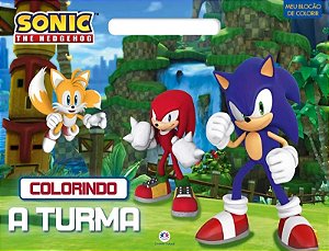Meu Blocão de Colorir - Sonic - Colorindo a Turma