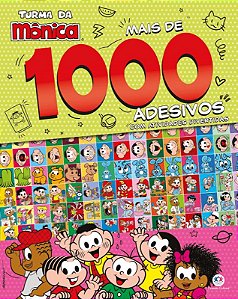 Mais de 1000 Adesivos com Ativ. Divertidas - Turma da Mônica
