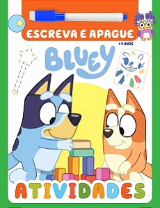 Escreva e Apague - Bluey - Atividades