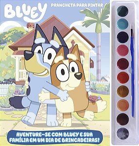 Livro Para Pintar com Aquarela - Bluey