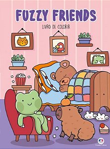Comfy & Cozy Books - Livro de Colorir - Fuzzy Friends