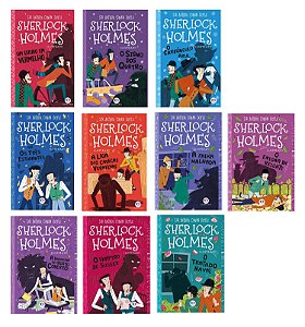 Kit com 10 Unidades - Sherlock Holmes Ilustrado