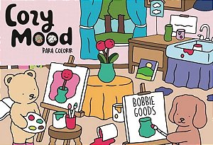 Livro Para Colorir com Folha de Acetato - Cozy Mood