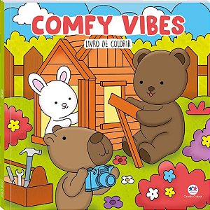 Comfy & Cozy Books - Livro de Colorir - Comfy Vibes - Verde