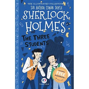 Livro Sherlock Holmes: The Three Students - Illustrated