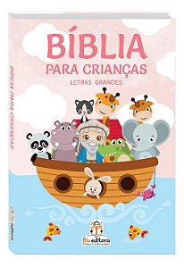 Livro Bíblia para Crianças - Rosa - Blu Editora