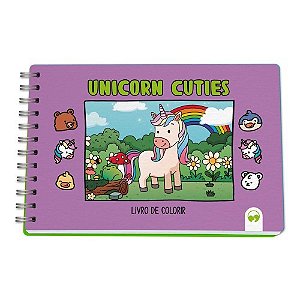 Livro de Colorir Cuties - Unicorn Cuties - Vale das Letras