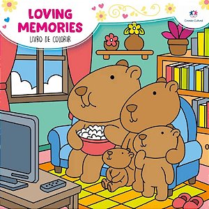 Livro de Colorir - Loving Memories - Editora Ciranda Cultural