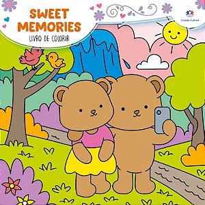 Livro de Colorir - Sweet Memories - Editora Ciranda Cultural