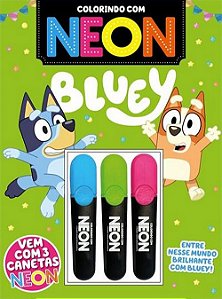 Livro Colorindo com Neon - Bluey - Editora Online