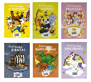 Kit com 6 Livros - Um Toque de Cor