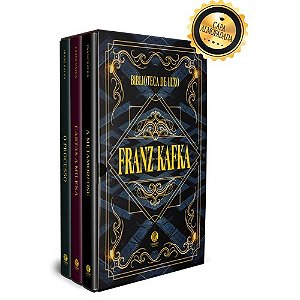 Box com 3 Livros - Biblioteca Franz Kafka - Série Ouro - Editora Garnier