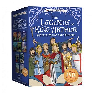 Box com 10 Livros - The Legends of King Arthur - W. Books
