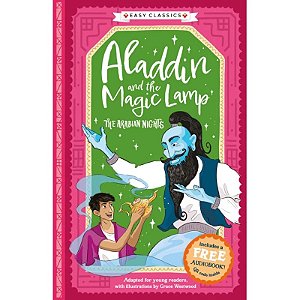 Livro Aladdin and the Magic Lamp - W. Books