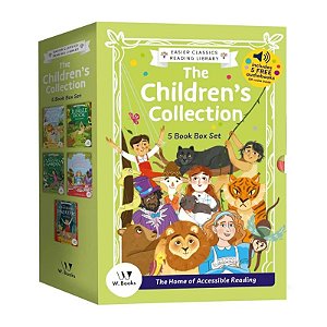 Box com 5 Livros - Easier Classics Reading Library Children's Collection