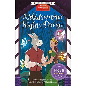 Livro A Midsummer Night's Dream - em inglês - texto adaptado