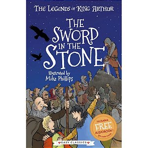 Livro The Sword in the Stone - em inglês - texto adaptado