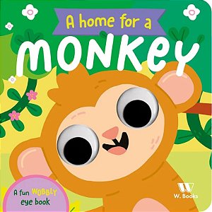 Livro Cartonado A Home For a Monkey - em inglês - W. Books
