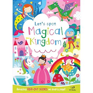Livro Procure e Encontre Magical Kingdom - em inglês - W. Books