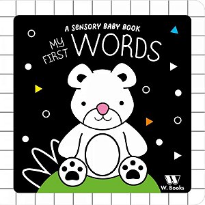 Livro Cartonado My First Words - em inglês - W. Books