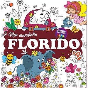 Livro de Colorir - Meu Mundinho Florido - Clubinho da Cores