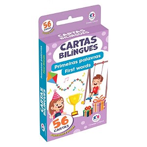 Flash Cards Cartas Bilíngues - Primeiras Palavras - First Words
