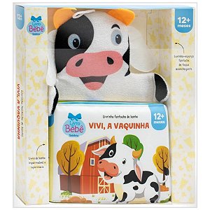 Livrinho Fantoche de Banho - Vivi, a Vaquinha - Editora Todolivro