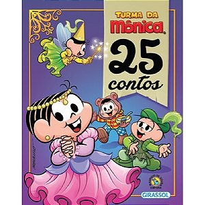 Livro Turma da Mônica - 25 Contos - Editora Girassol