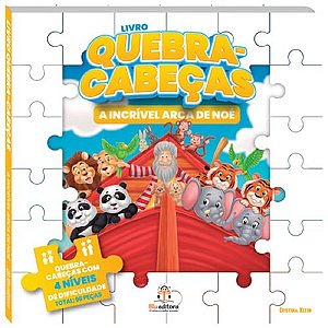 Livro Quebra-Cabeça Grande - A Incrível Arca de Noé