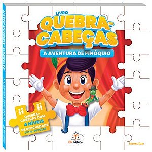 Livro Quebra-Cabeça Grande - Pinóquio - Blu Editora