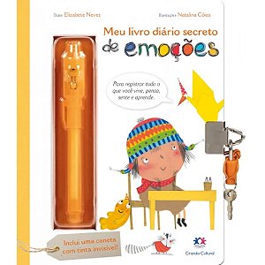 Livro Meu Livro Diário Secreto de Emoções - Editora Ciranda Cultural
