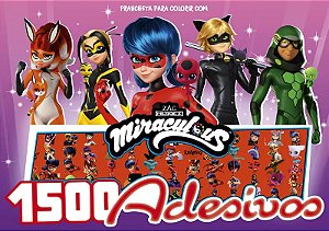 Livro Prancheta para Colorir com 1500 Adesivos Ladybug