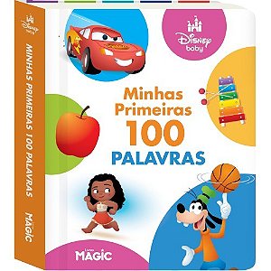 Livro Minhas Primeiras 100 Palavras - Disney Baby - Editora Magic
