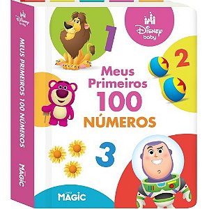 Livro Meus Primeiros 100 Números - Disney Baby - Editora Magic