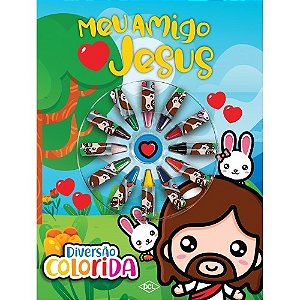 Livro Diversão Colorida - Meu Amigo Jesus - Editora DCL